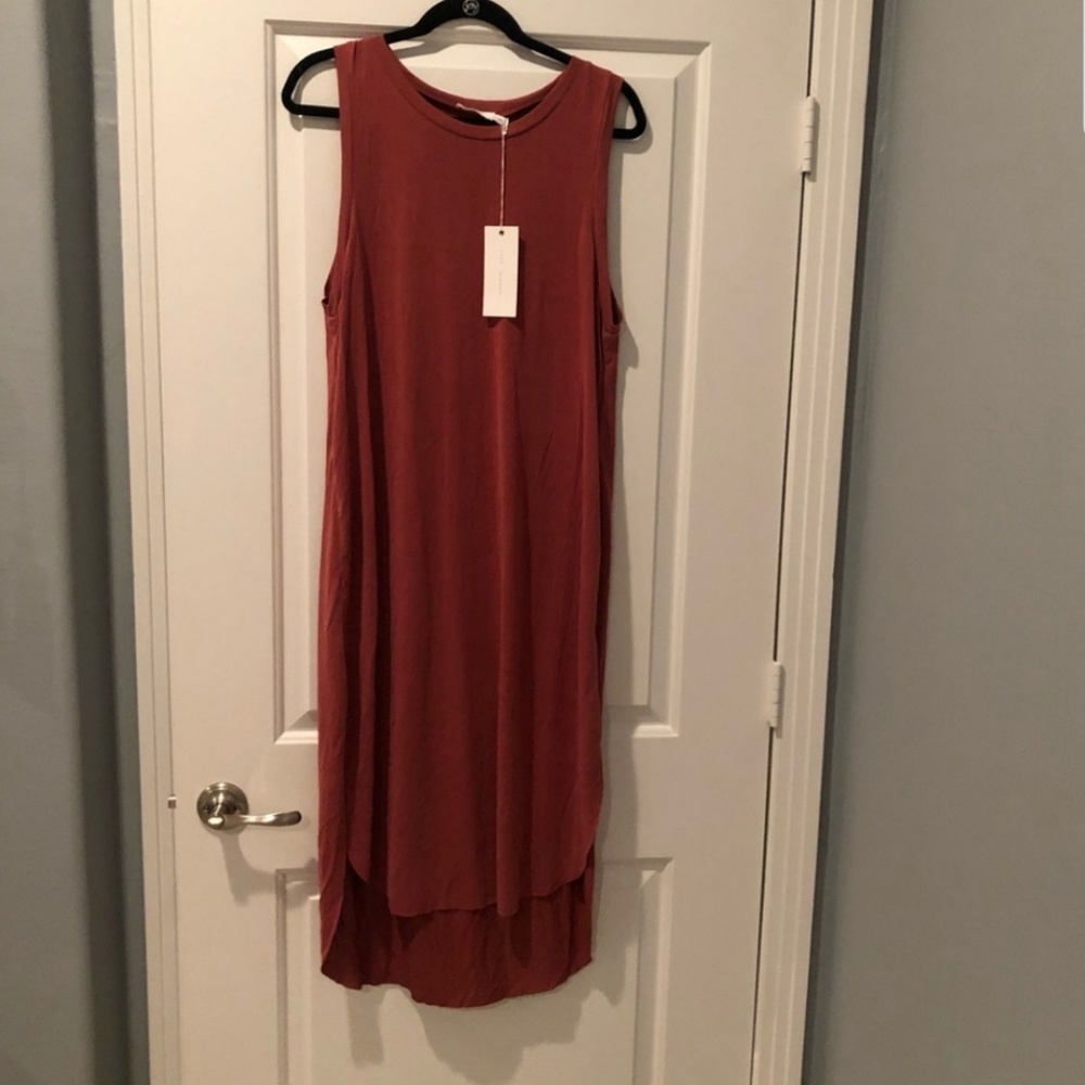 Lush burnt orange dress large